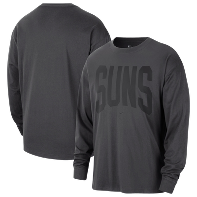 Phoenix Suns Nike 2026 Standard Issue Travel Long Sleeve T-Shirt - Charcoal