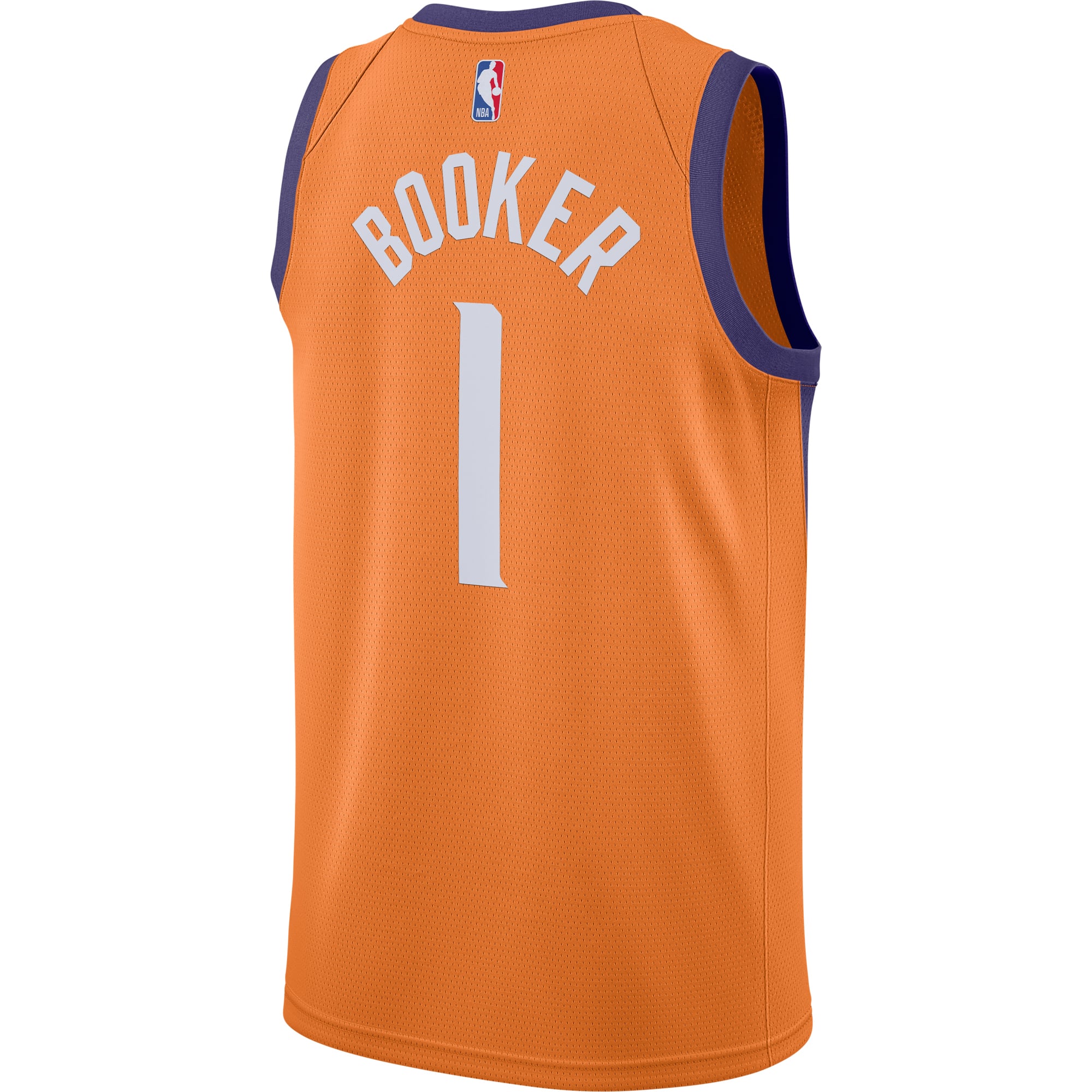 Men's Nike Devin Booker Orange Phoenix Suns Swingman Jersey