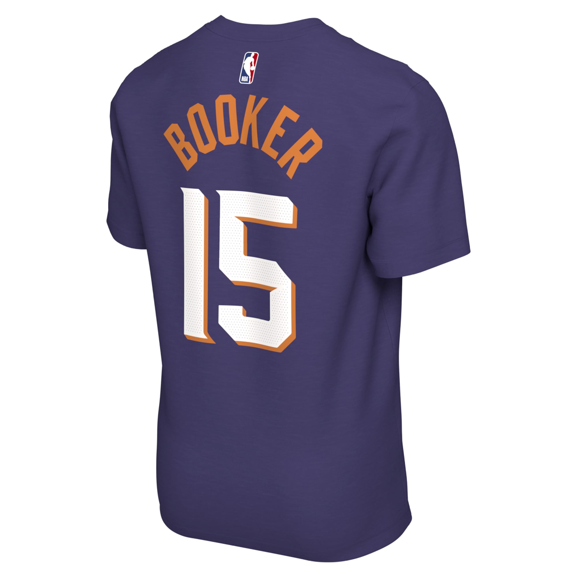 T-shirt Nike Devin Booker violet Phoenix Suns pour homme - Édition Icon