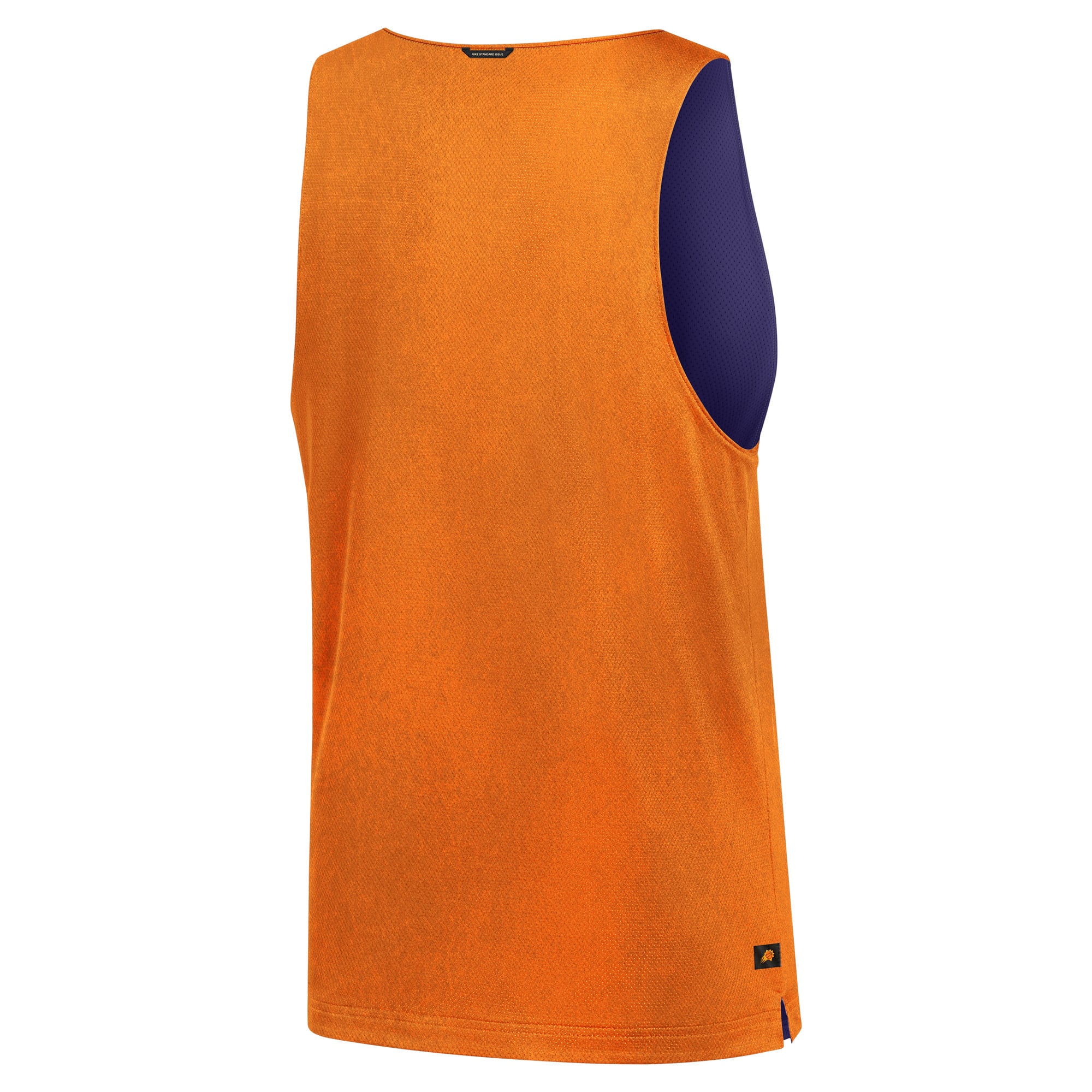 Maillot réversible Nike orange/violet Phoenix Suns 2026 Standard Issue Practice Icon Mesh pour homme