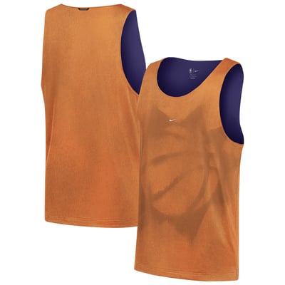 Phoenix Suns Nike 2026 Standard Issue Practice Icon Mesh Reversible Jersey - Orange/Purple