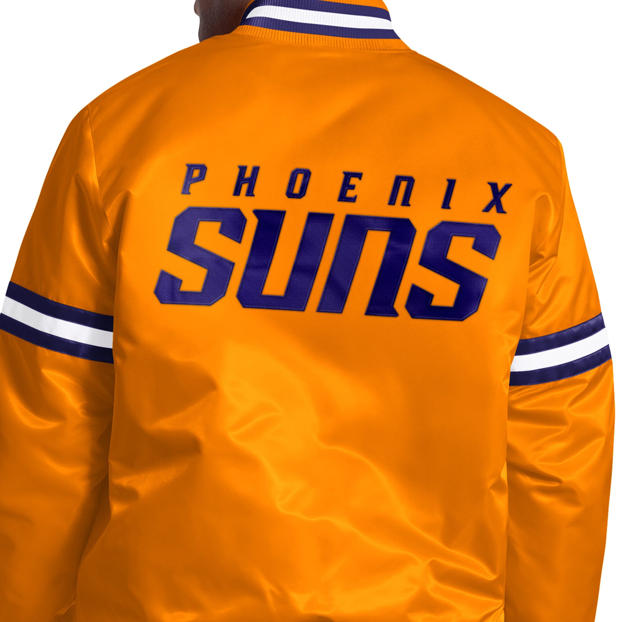 Veste universitaire Starter orange Phoenix Suns Courtside II pour homme