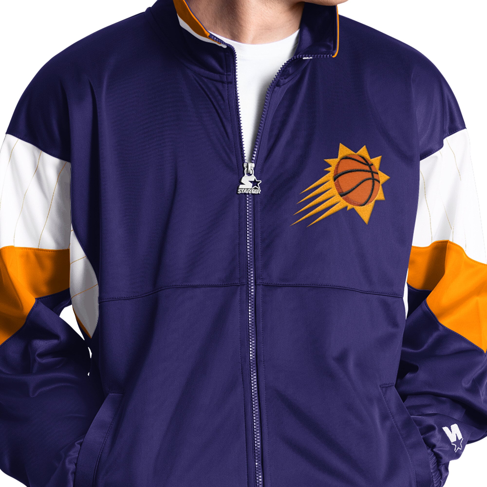 Veste de survêtement zippée intégrale Starter Purple Phoenix Suns Legacy pour homme