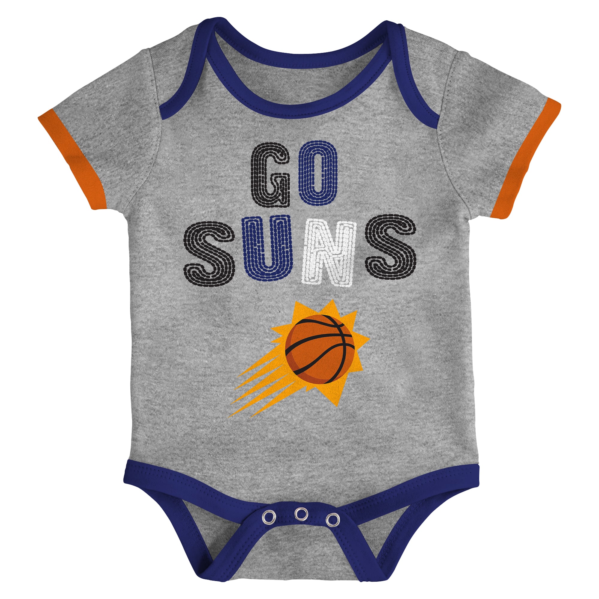 Ensemble de 3 bodies Outerstuff Phoenix Suns Born To Ball pour nouveau-nés et nourrissons