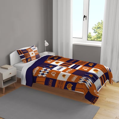 Phoenix Suns Pegasus Patchwork Plaid Two-Piece Twin/Twin XL Bed in a Bag Set