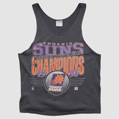 Phoenix Suns Hanes 1993 Tank - Black - M by Fanatics Real Vintage
