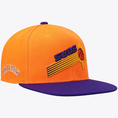 Phoenix Suns Mitchell & Ness Hardwood Classics Core Side Snapback Cap - Mens