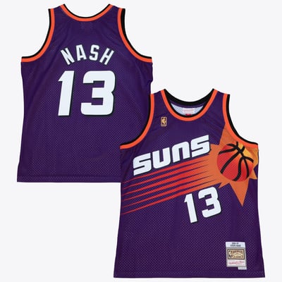 Phoenix Suns Mitchell & Ness Steve Nash 1996 Swingman Authentic Jersey - Purple