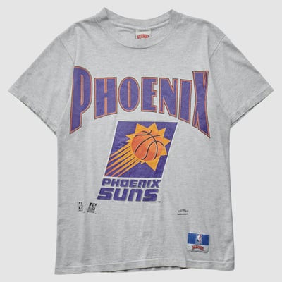 Phoenix Suns Nutmeg Mills 90s T-shirt - Heather Gray - S by Fanatics Real Vintage
