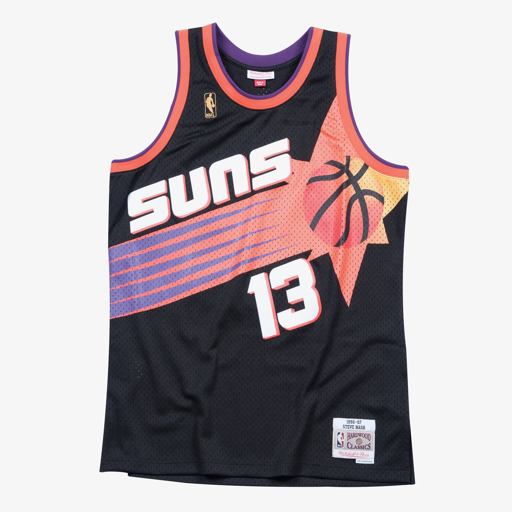 Steve Nash Phoenix Suns 1996-97 Black Swingman Player Jersey