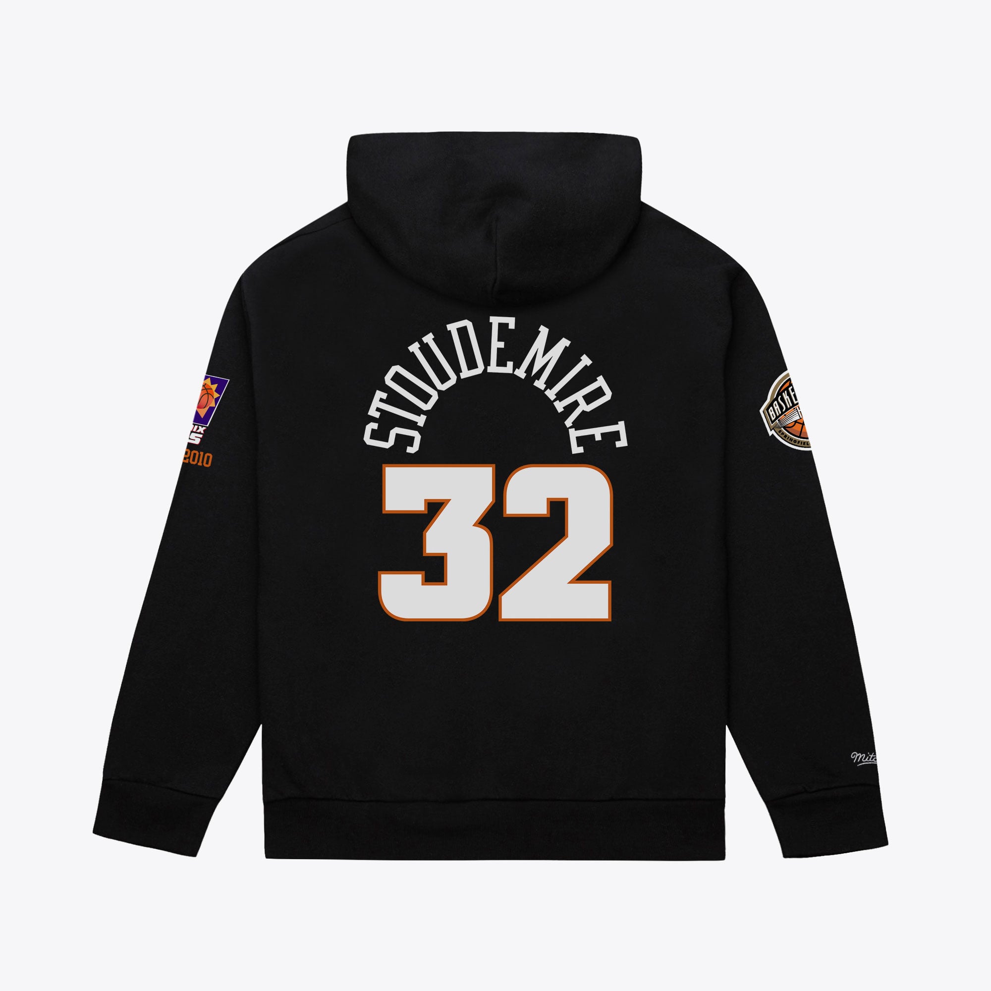 Unisex Mitchell & Ness Amar'e Stoudemire Black Phoenix Suns Basketball Hall of Fame Player Hoodie