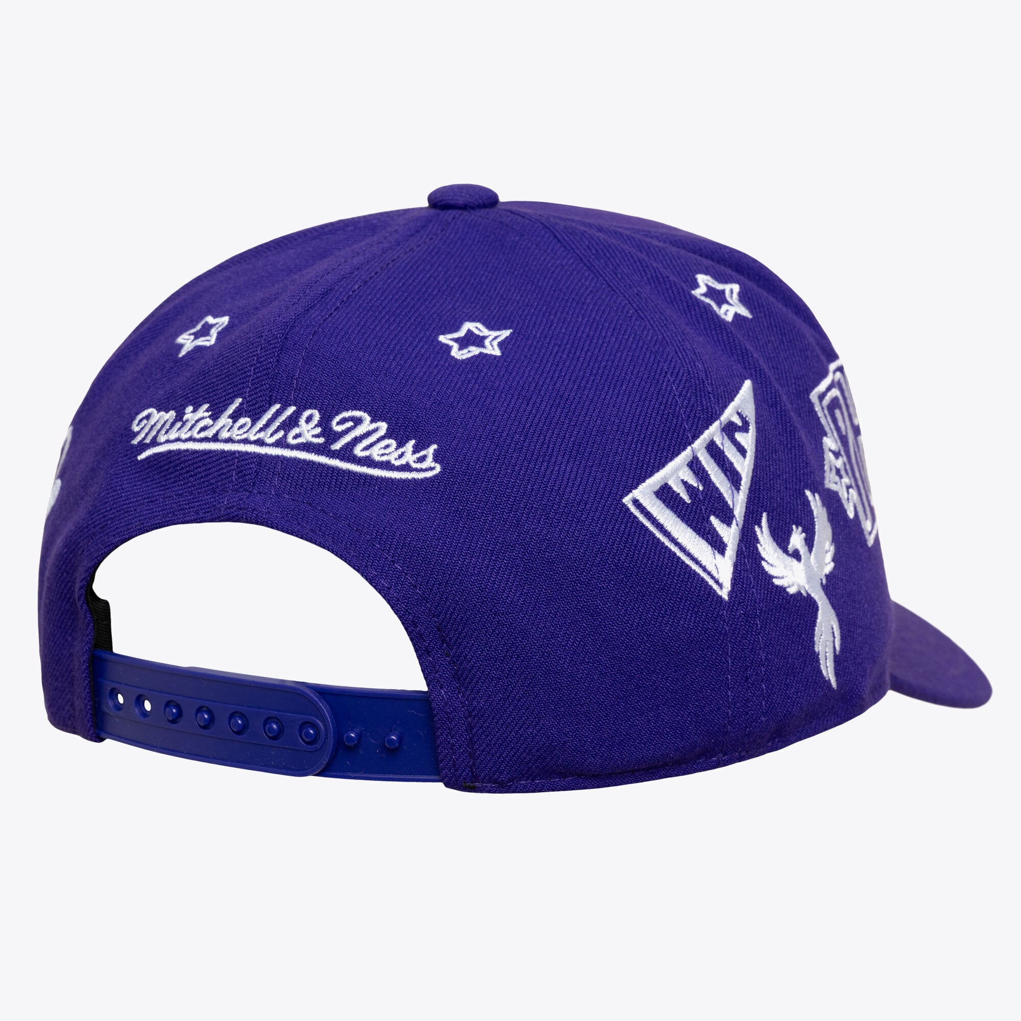 Casquette unisexe Mitchell & Ness violette Phoenix Suns Hardwood Classics Downtown Doodle Pro Snapback