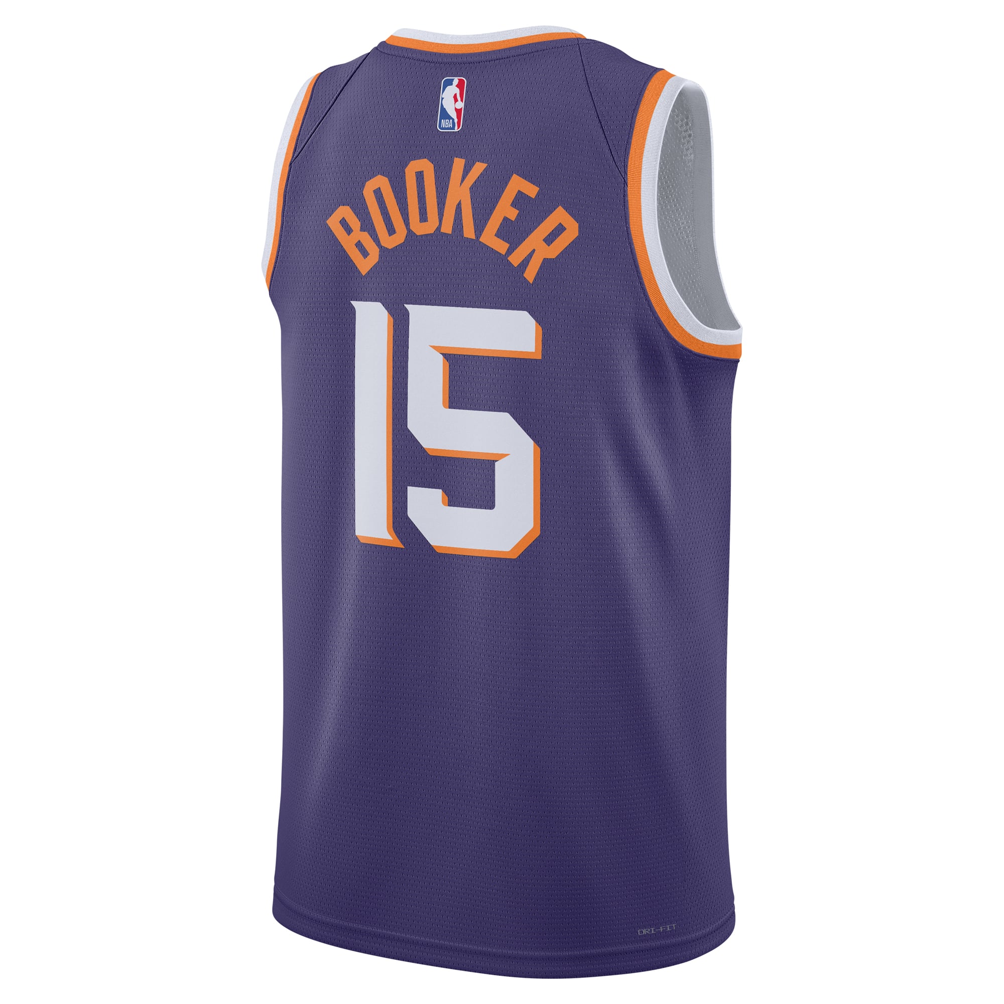 Maillot unisexe Nike Devin Booker blanc Phoenix Suns Swingman - Édition Association