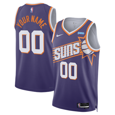 Phoenix Suns Nike Unisex Swingman Custom Jersey - Icon Edition - Purple