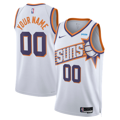 Phoenix Suns Nike Unisex Swingman Custom Jersey White - Association Edition - White