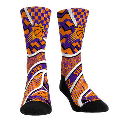  Phoenix Suns Rock Em Unisex Ball Pattern Crew Socks - Orange