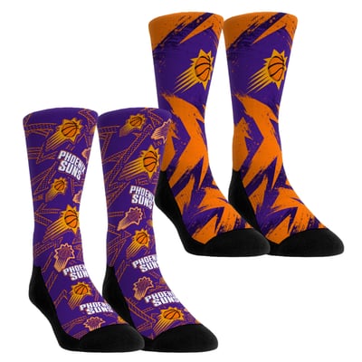  Phoenix Suns Rock Em Unisex Game Day 2-Pack Crew Socks - Orange