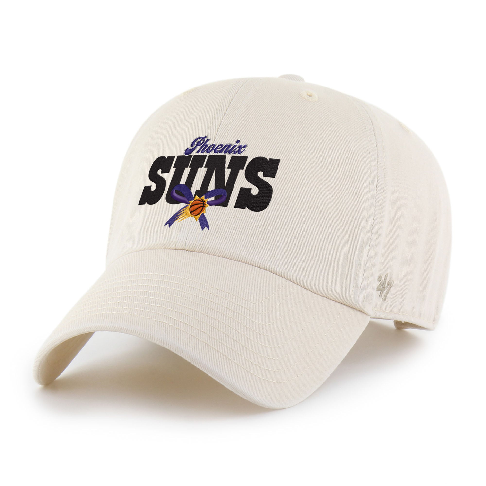 Women's '47 Natural Phoenix Suns Bow Stack Clean Up Adjustable Hat