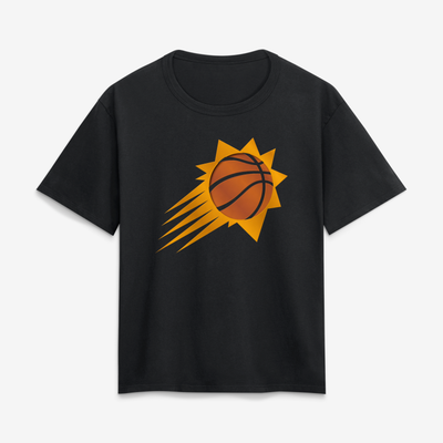 Phoenix Suns Women's Metallic Mascot T-Shirt - Black