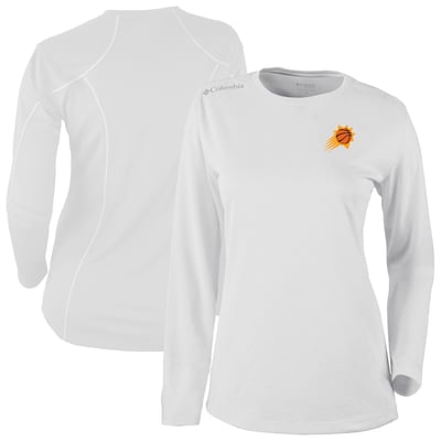  Phoenix Suns Columbia Women's Omni-Wick Shotgun Long Sleeve Top - White