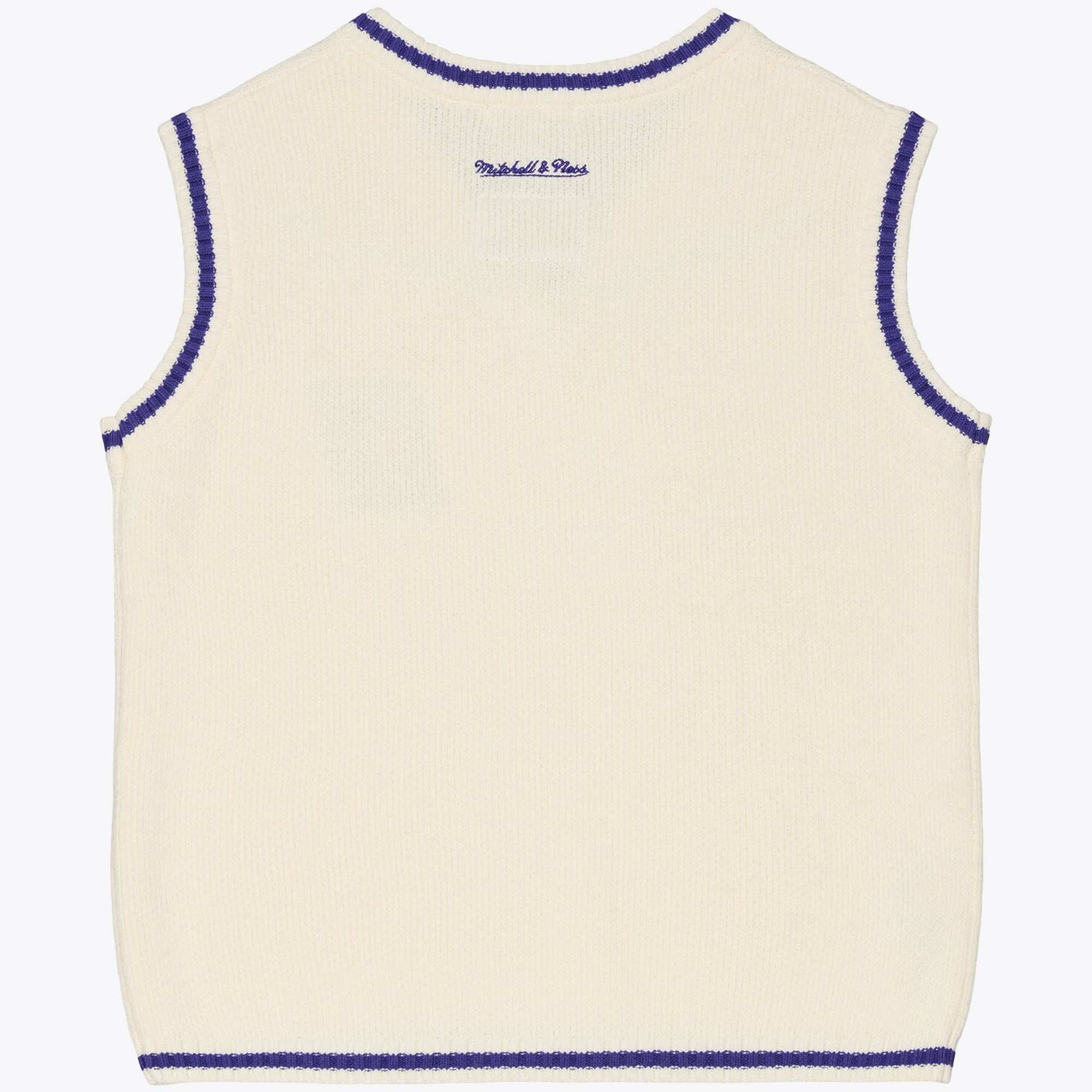 Women's Mitchell & Ness Cream Phoenix Suns Retro Roots Sweater Vest