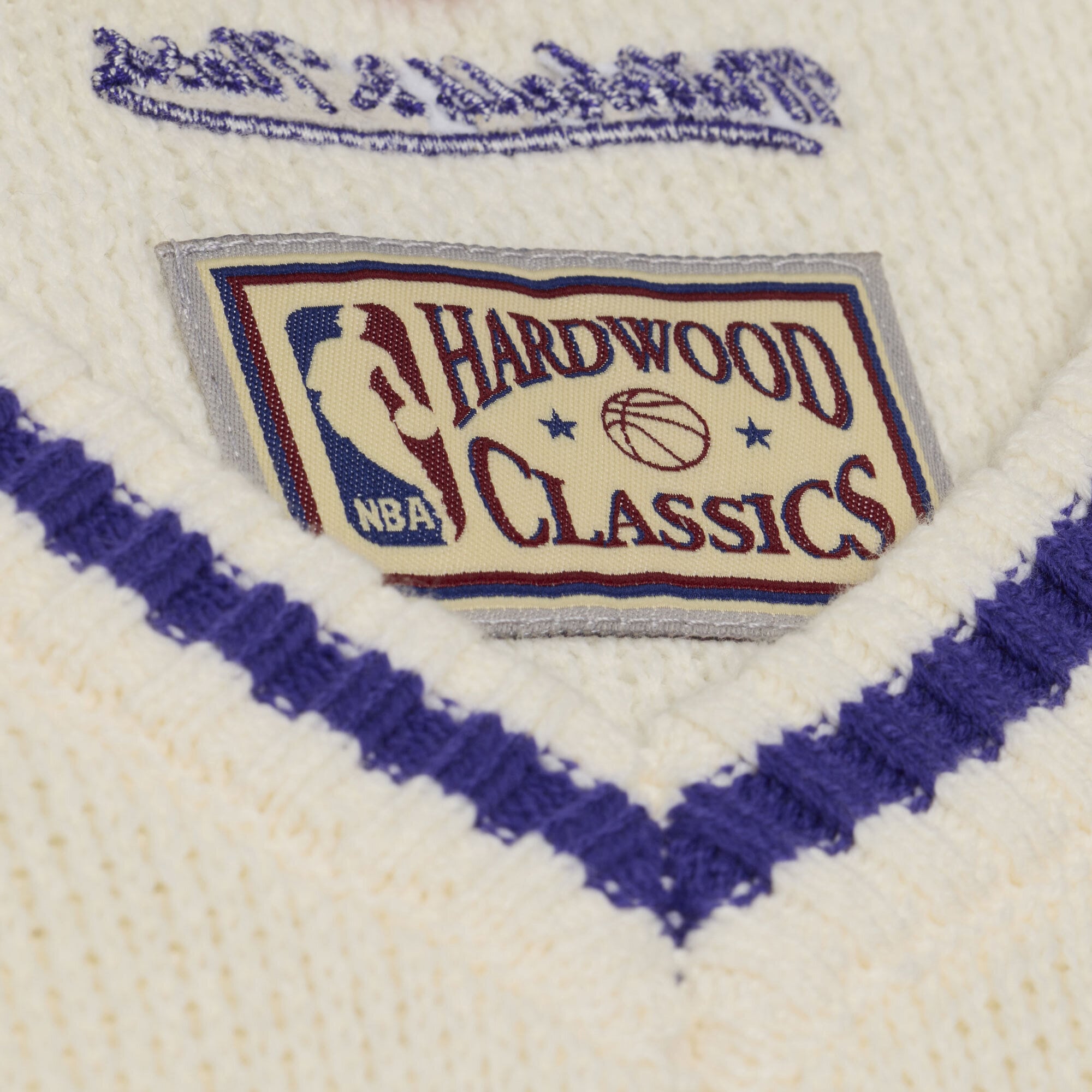 Women's Mitchell & Ness Cream Phoenix Suns Retro Roots Sweater Vest