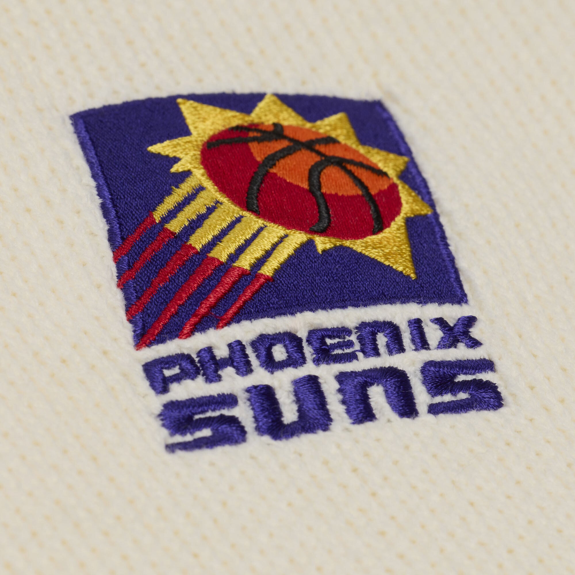 Women's Mitchell & Ness Cream Phoenix Suns Retro Roots Sweater Vest