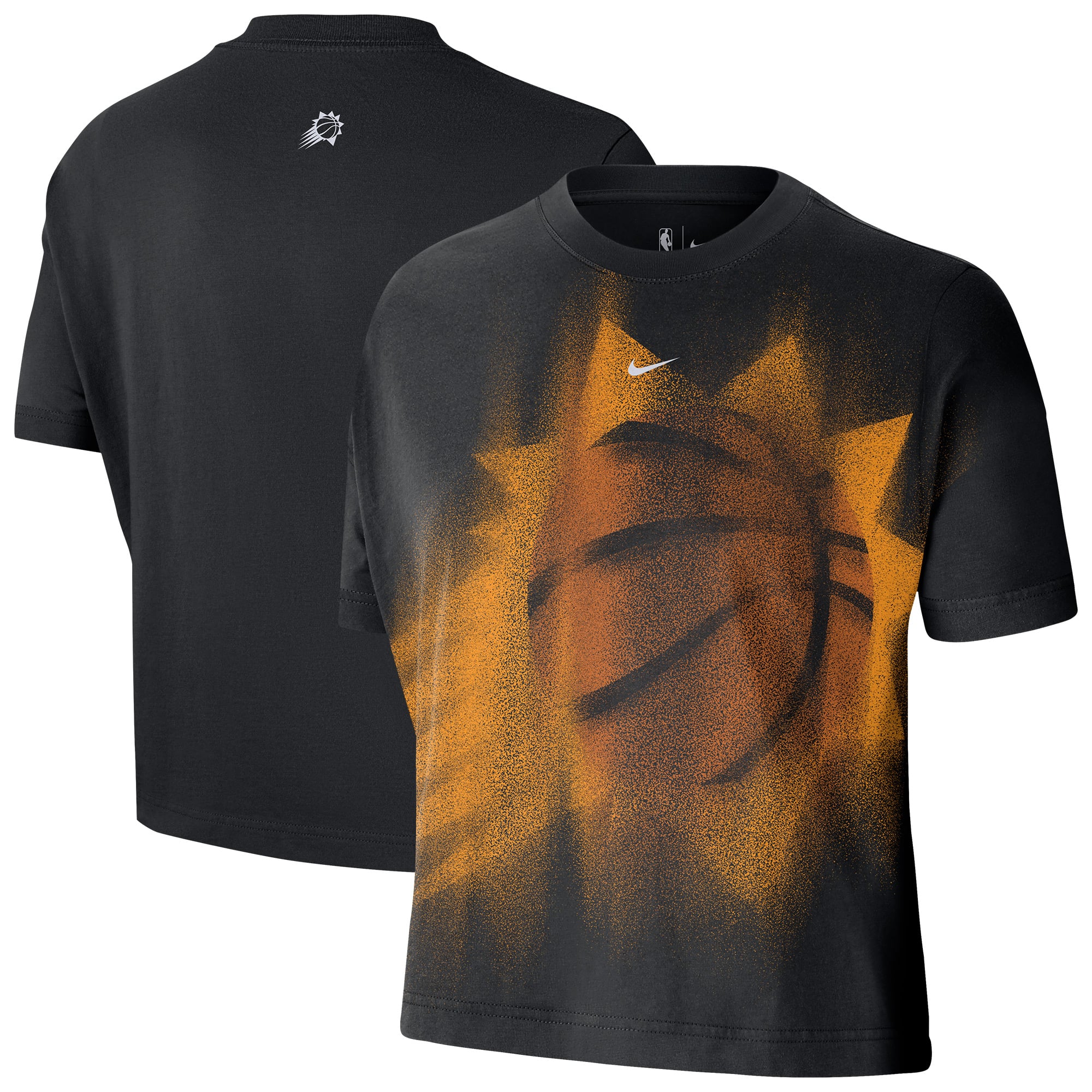 T-shirt court Nike Phoenix Suns 2026 Standard Issue Practice Icon noir pour femme