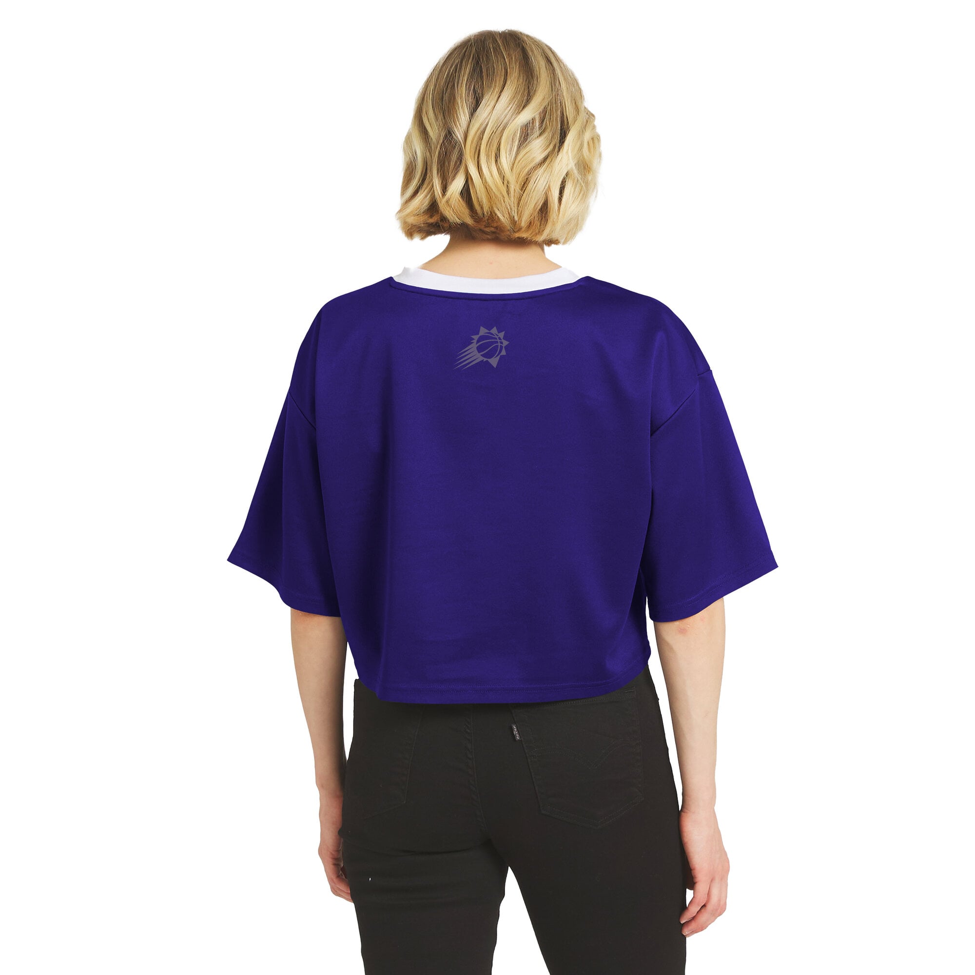 T-shirt court violet Phoenix Suns de la marque WEAR by Erin Andrews pour femmes