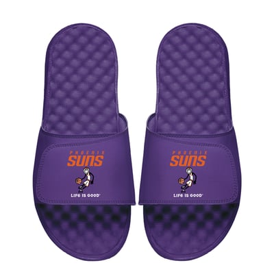  Phoenix Suns ISlide Youth Life Is Good Slide Sandals - Purple