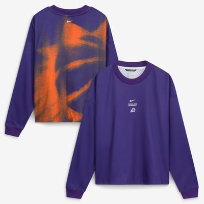  Phoenix Suns Nike Youth 2026 Standard Issue Pre-Game Performance Long Sleeve T-Shirt - Purple