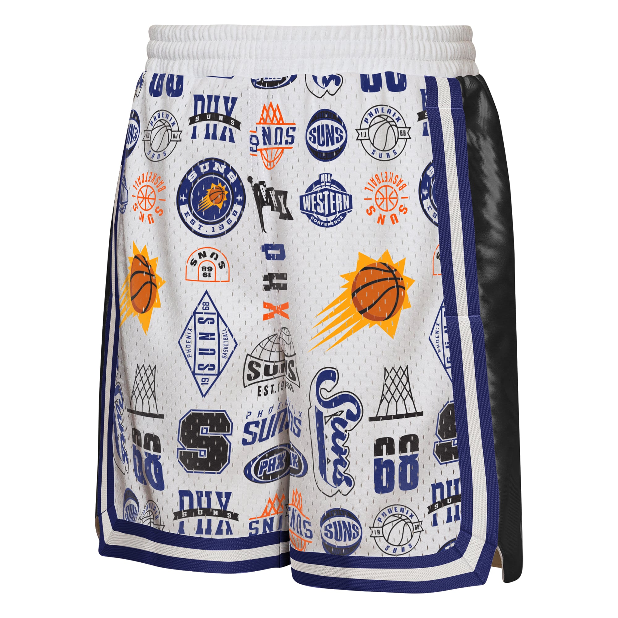 Short de basketball Youth Outerstuff White Phoenix Suns Ball Hog Dazzle