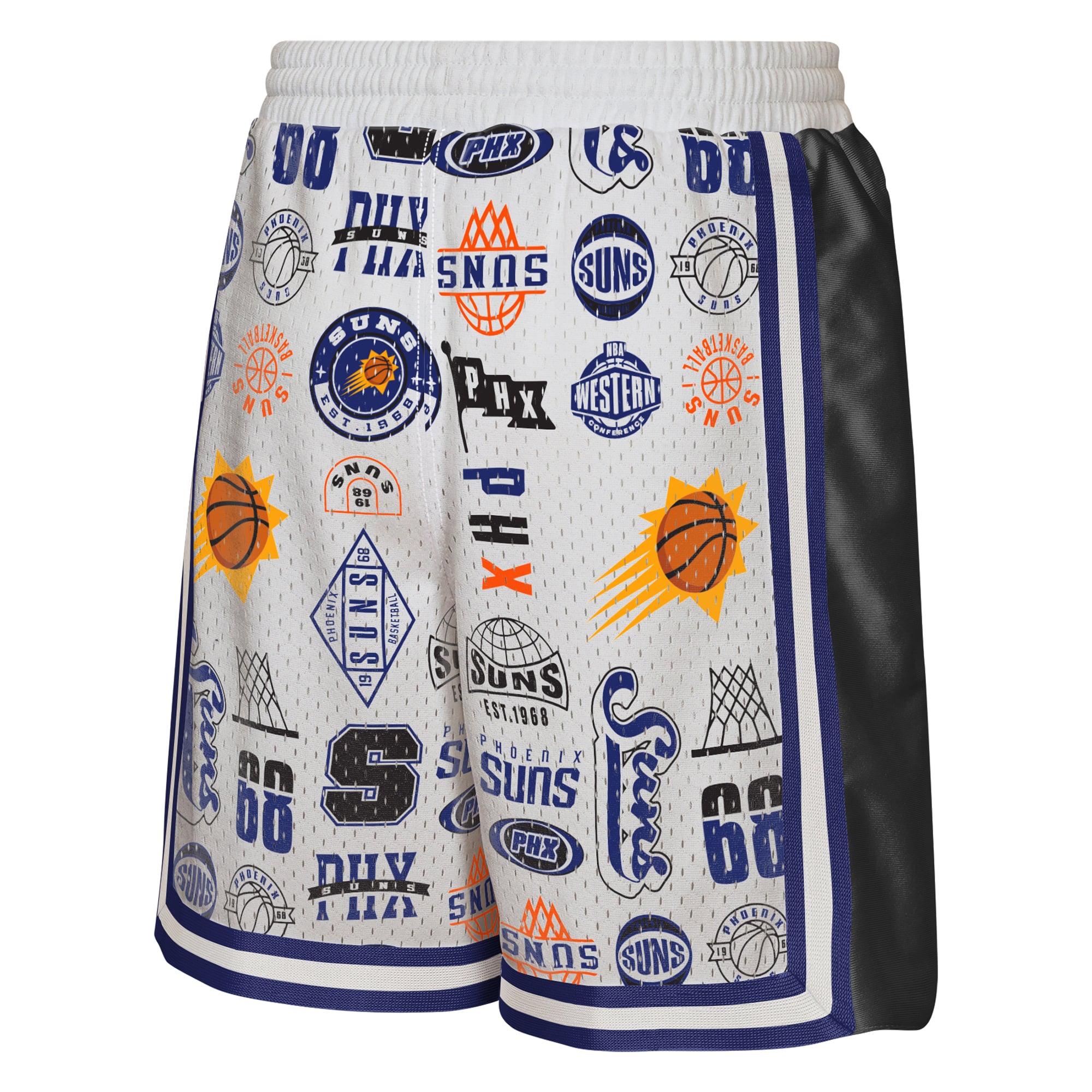 Short de basketball Youth Outerstuff White Phoenix Suns Ball Hog Dazzle