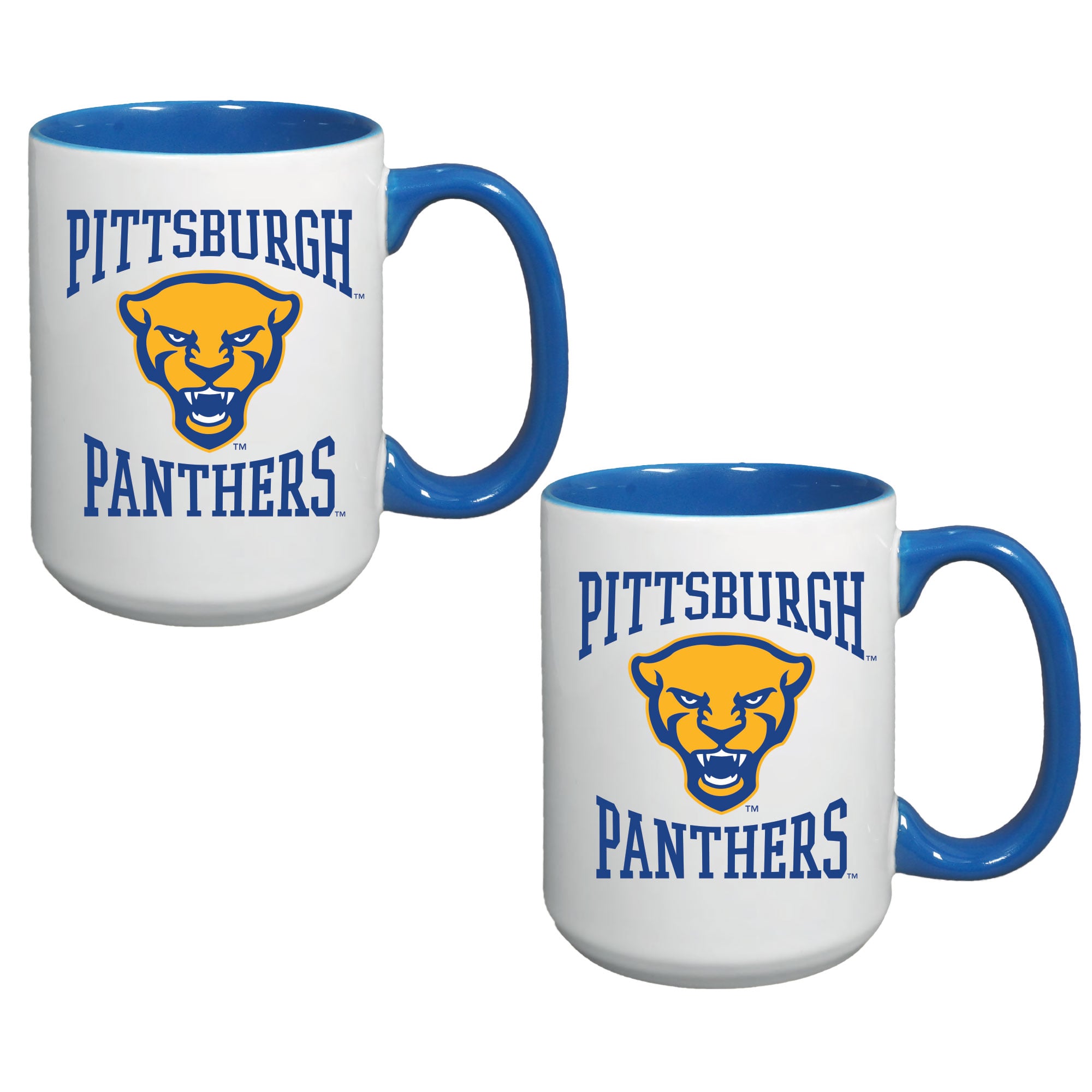 Lot de 2 tasses Pitt Panthers de 44 cl (15 oz).