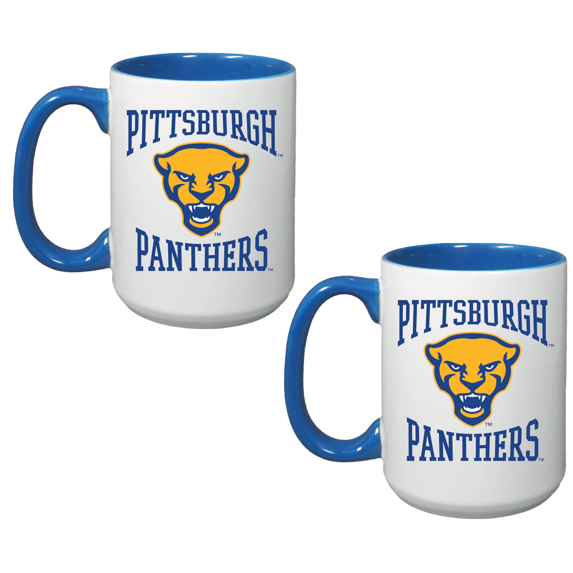 Lot de 2 tasses Pitt Panthers de 44 cl (15 oz).
