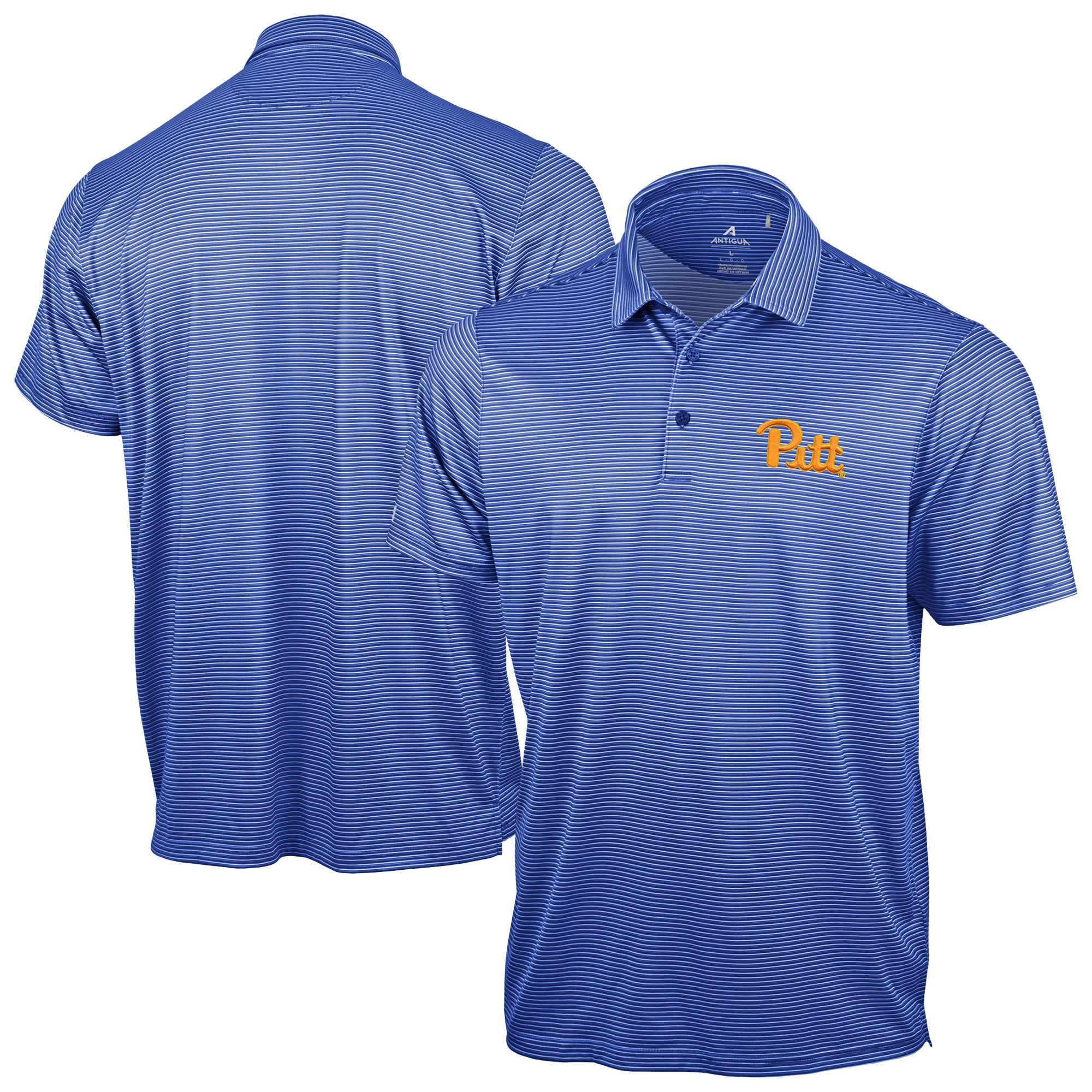 Polo Antigua Royal Pitt Panthers Lineage pour homme