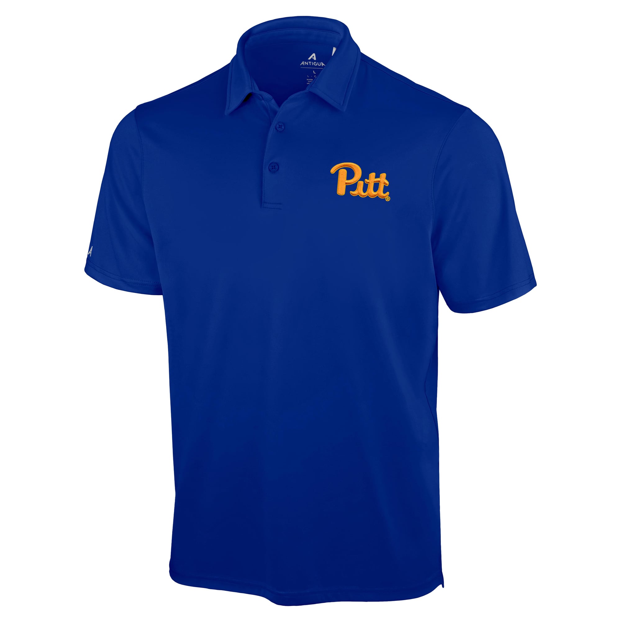Polo Antigua Royal Pitt Panthers Unshakeable Solid pour homme