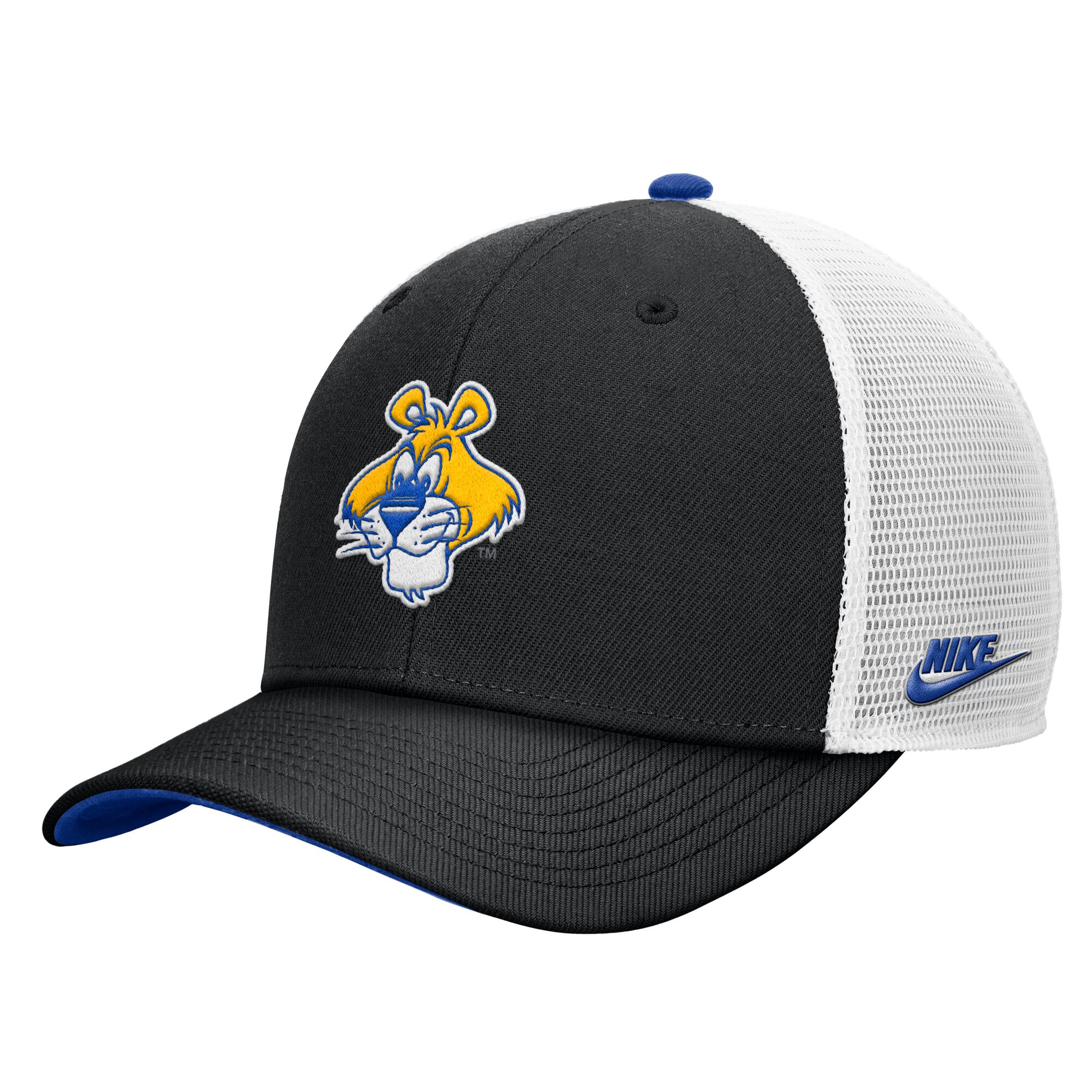 Casquette trucker ajustable Nike Pitt Panthers Legacy Mascot noire pour homme