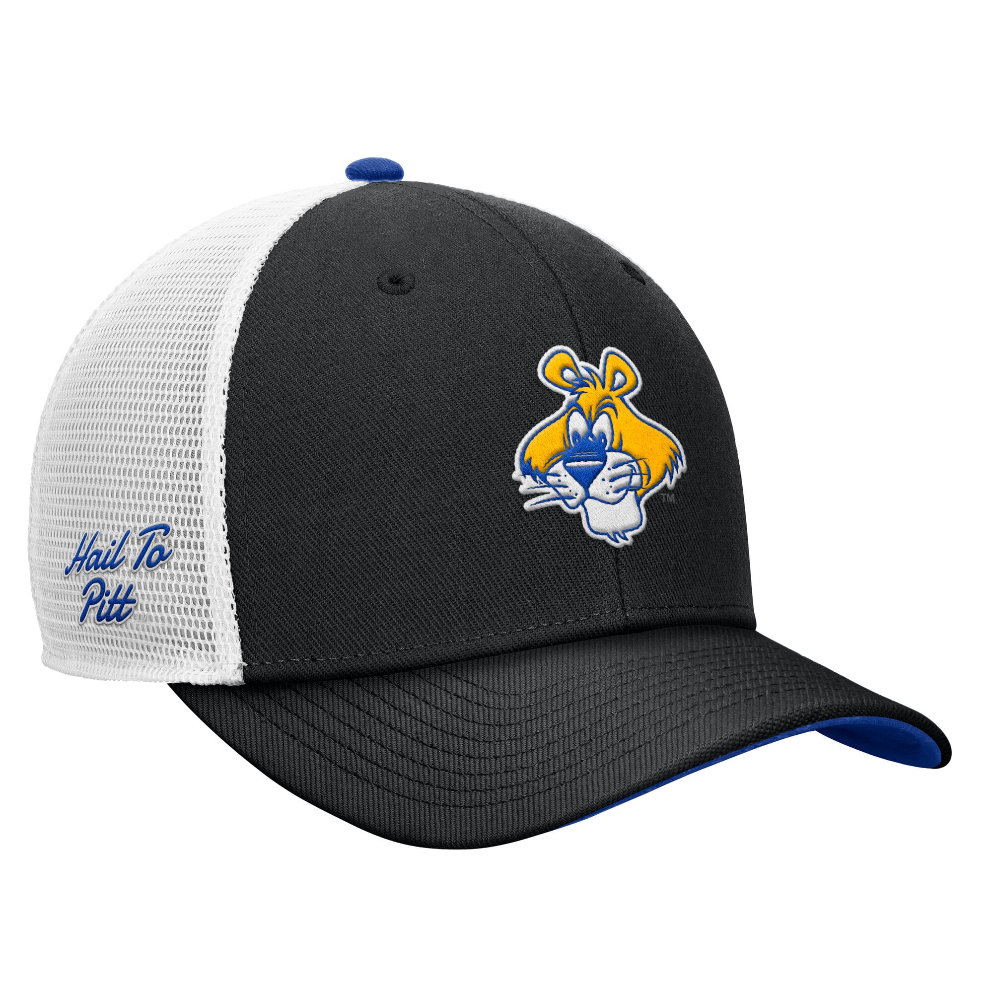 Casquette trucker ajustable Nike Pitt Panthers Legacy Mascot noire pour homme