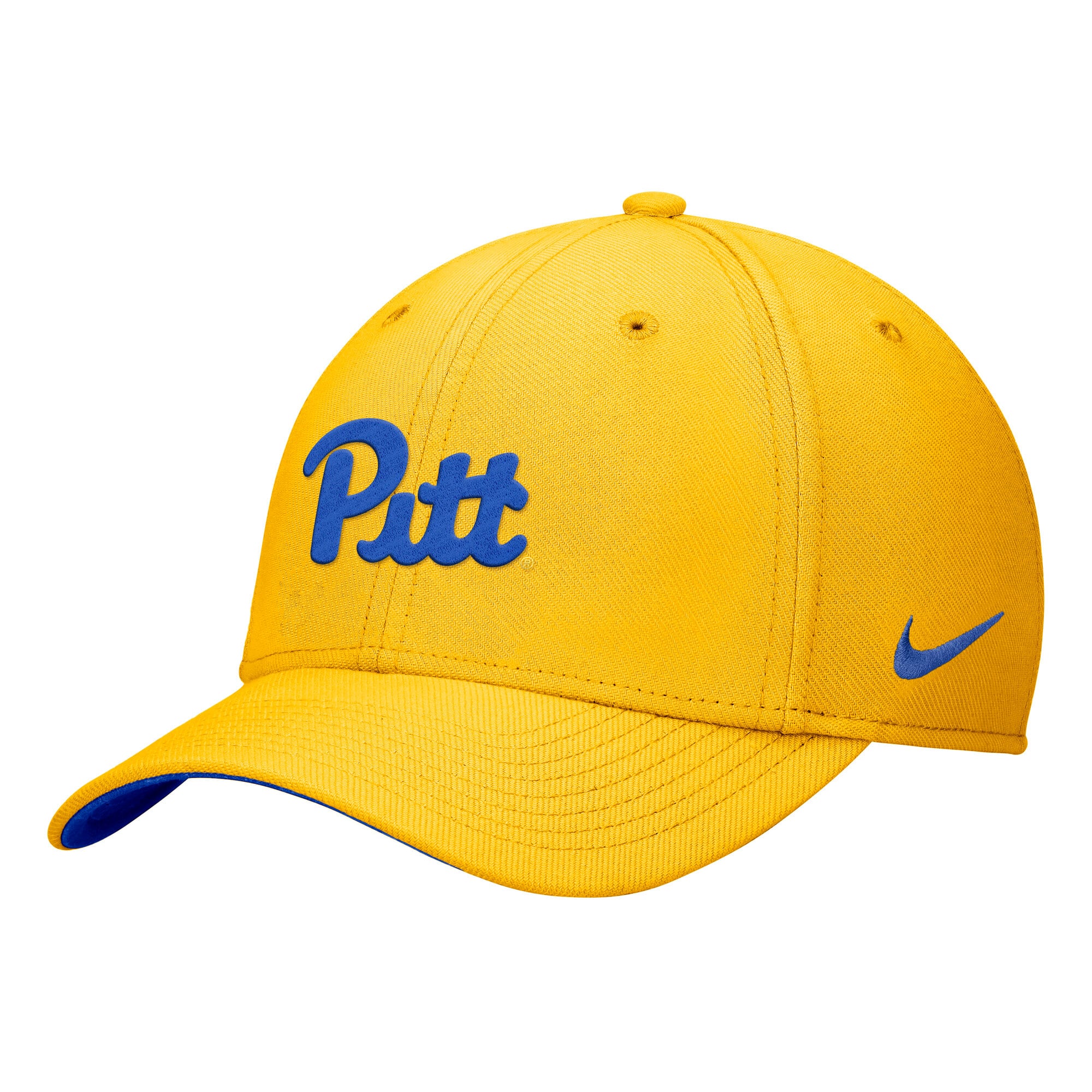 Casquette Nike Gold Pitt Panthers Primetime SwooshFlex Dri-FIT pour homme