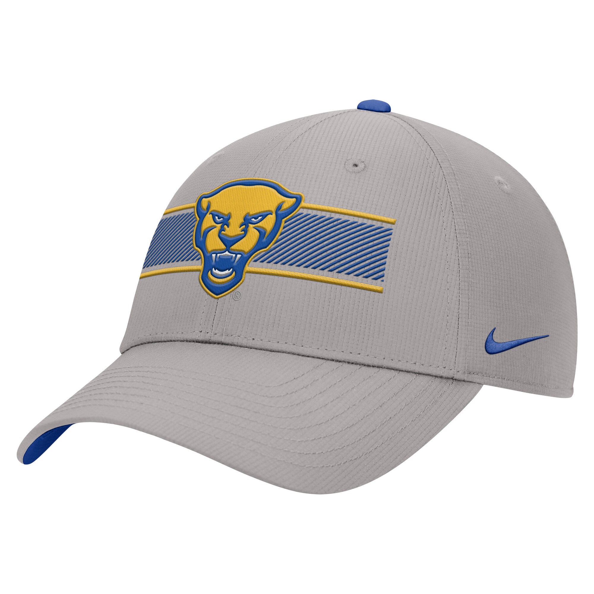 Men's Nike Gray Pitt Panthers Ripstop Dri-FIT Adjustable Hat
