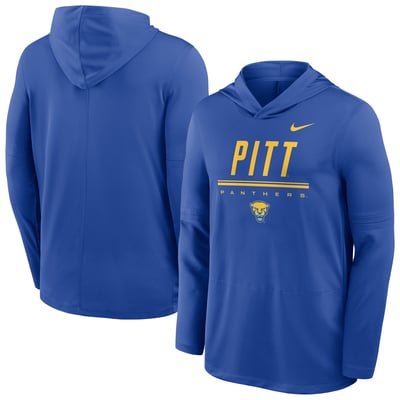 Pitt Panthers Nike 2026 Sideline Dri-FIT Lightweight Hooded Top - Royal
