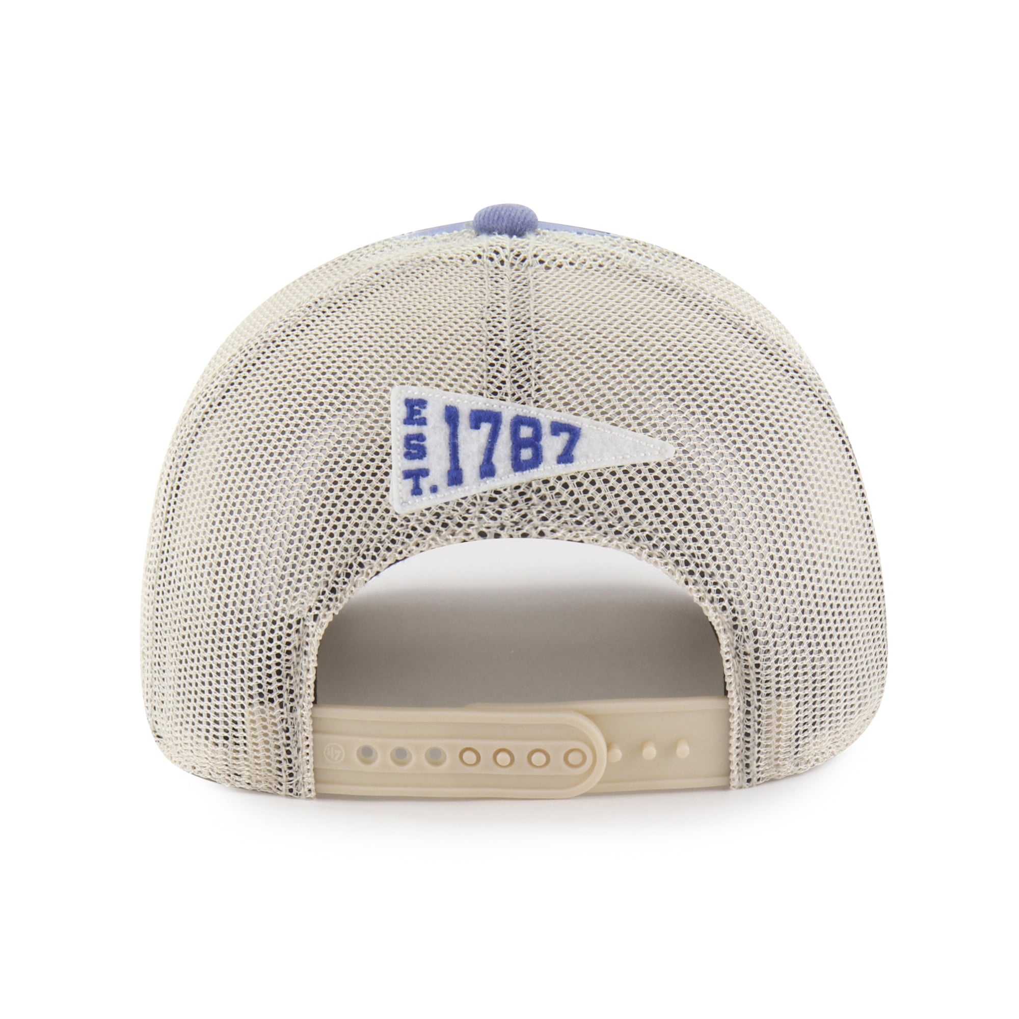 Casquette trucker unisexe '47 Blue Pitt Panthers Egremont bien usée et ajustable