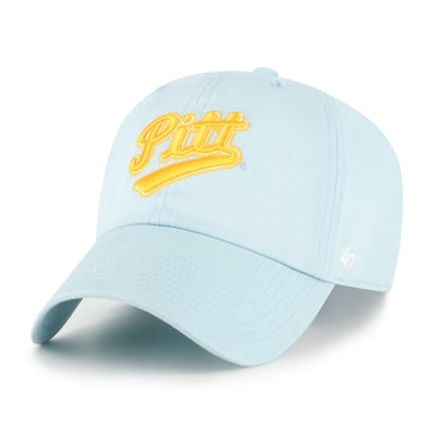  Pitt Panthers '47 Unisex Vault Clean Up Adjustable Hat - Powder Blue