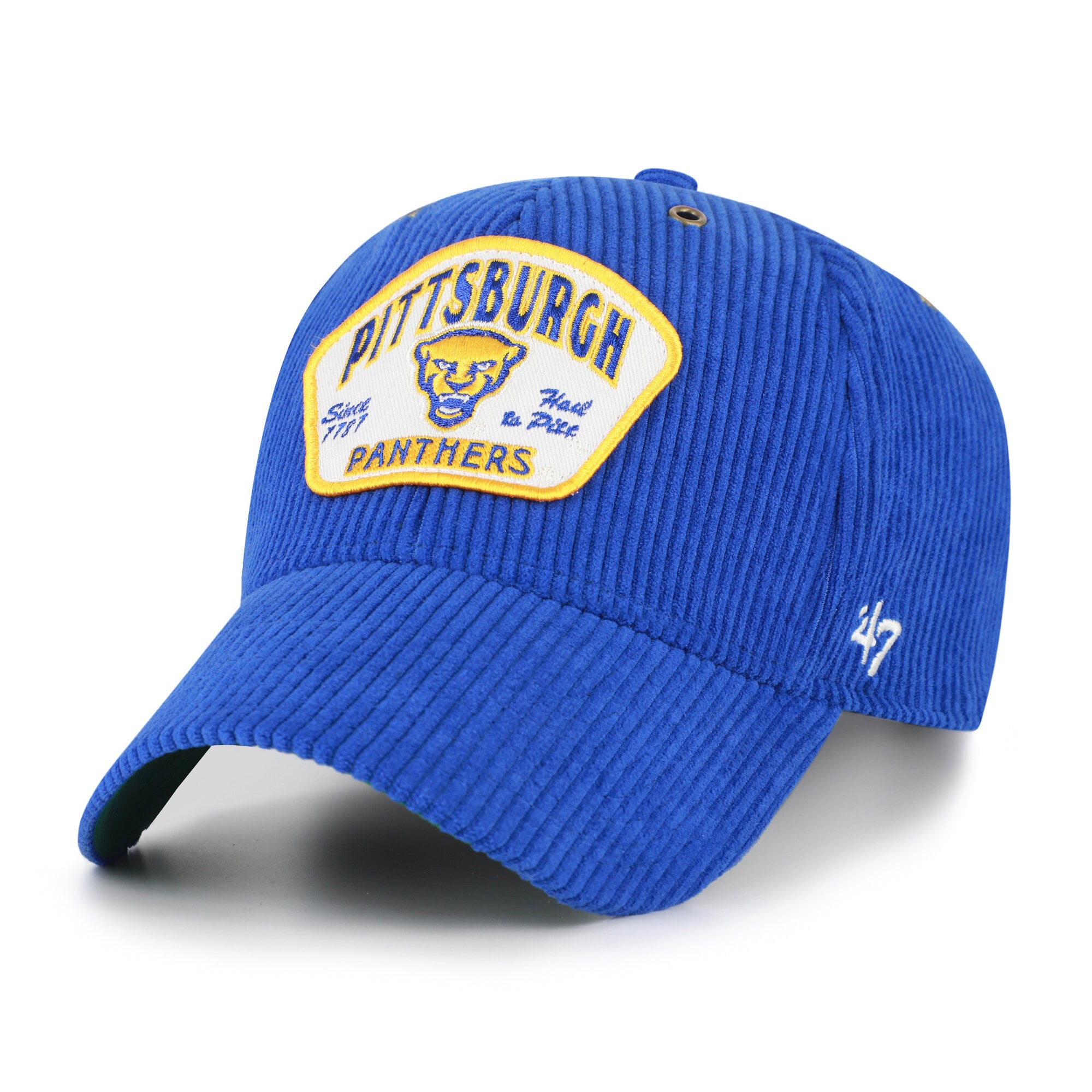 Casquette unisexe ajustable '47 Royal Pitt Panthers Accordia en velours côtelé MVP