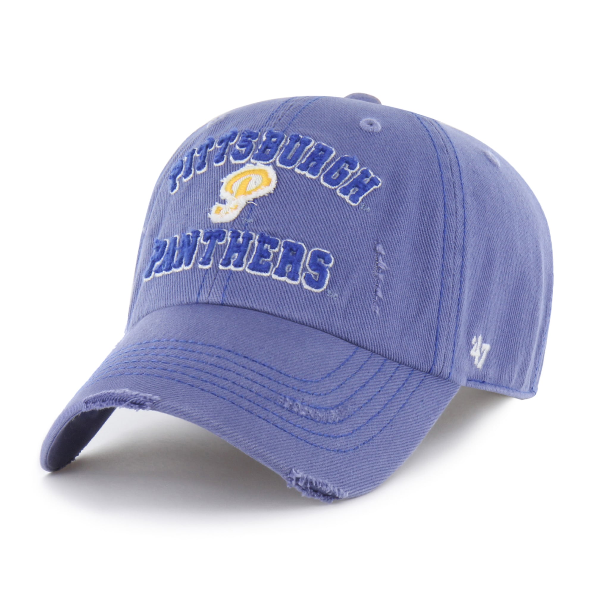 Unisex '47 Royal Pitt Panthers Well-Worn Seymore Clean Up Adjustable Hat