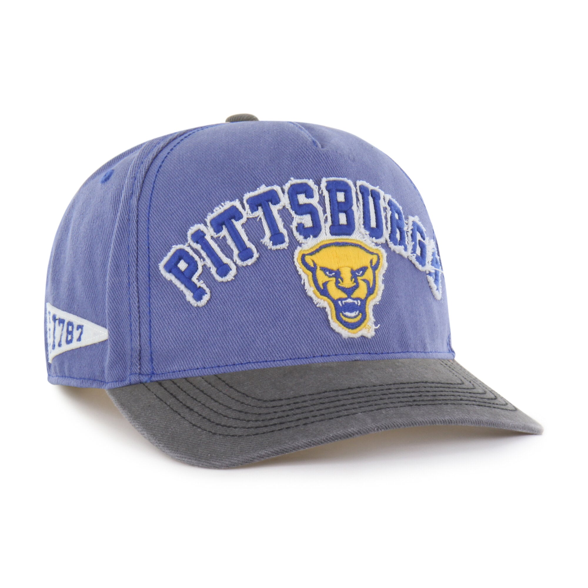 Unisex '47 Royal/Black Pitt Panthers Well-Worn Calderwood Hitch Adjustable Hat