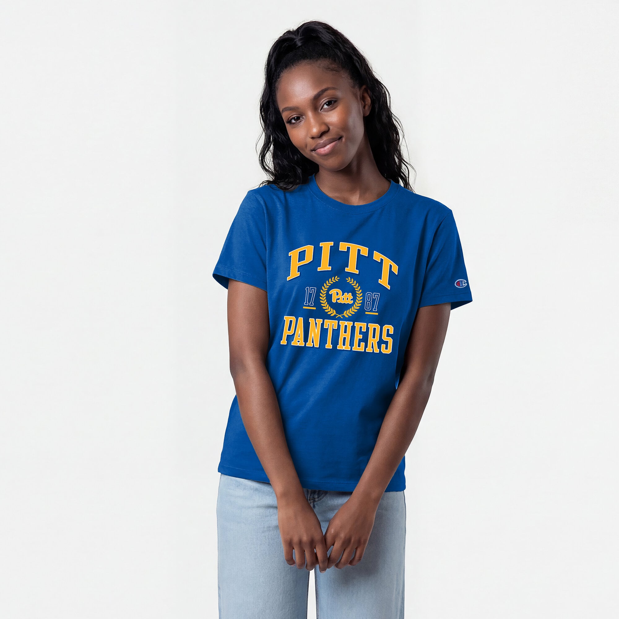 Women's Champion Royal Pitt Panthers Lifestyle T-Shirt