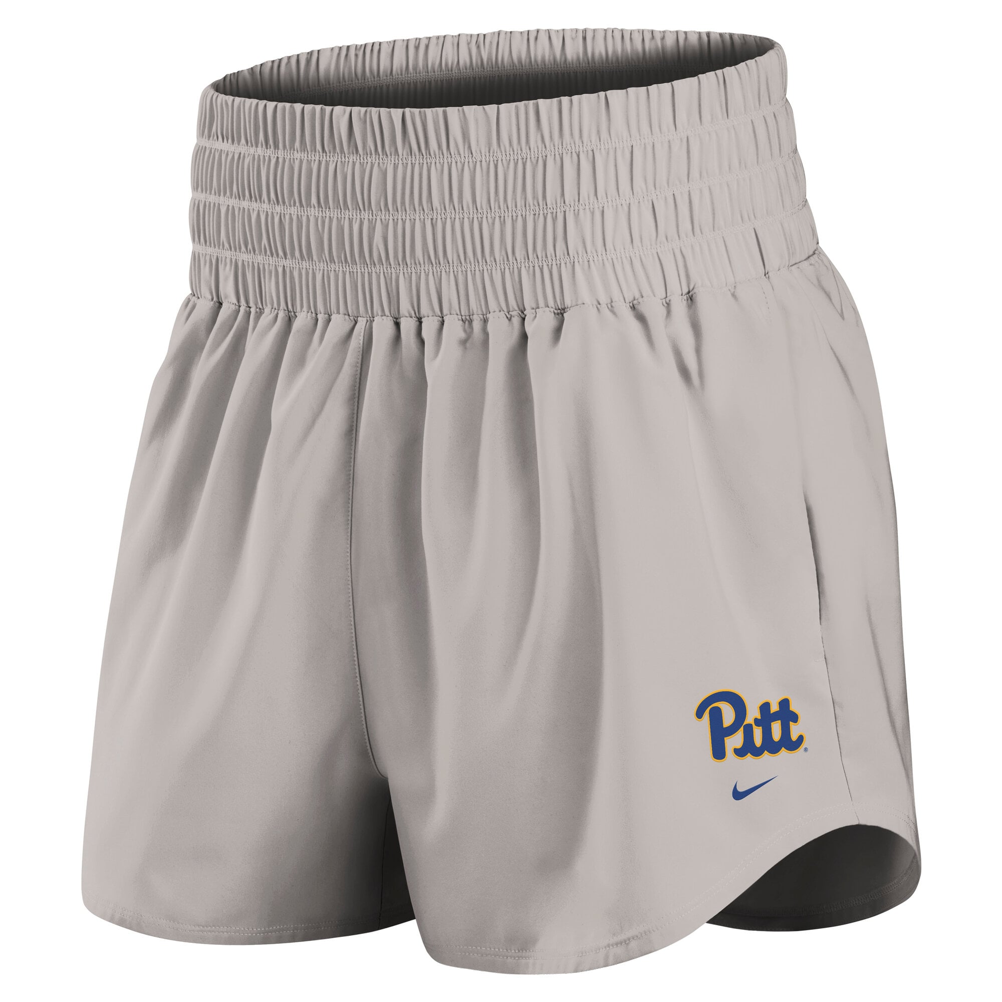 Short Nike Pitt Panthers gris taille haute pour femme