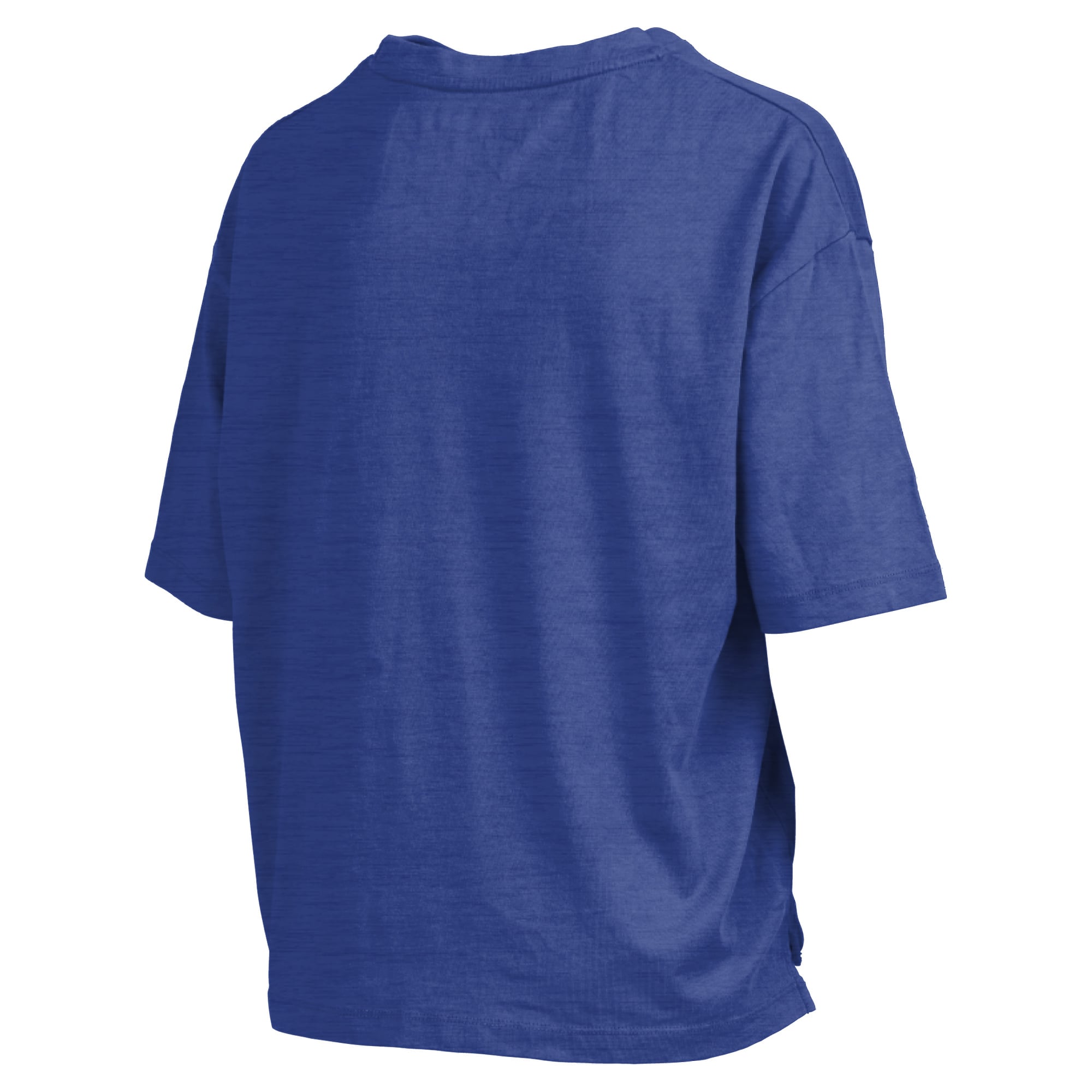 Women's Pressbox Royal Pitt Panthers Oversized Nelson Arch Over Logo Slub T-Shirt